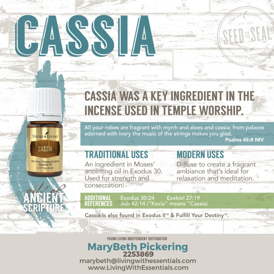 Essential Oils in the Bible - Cassia Essential Oil